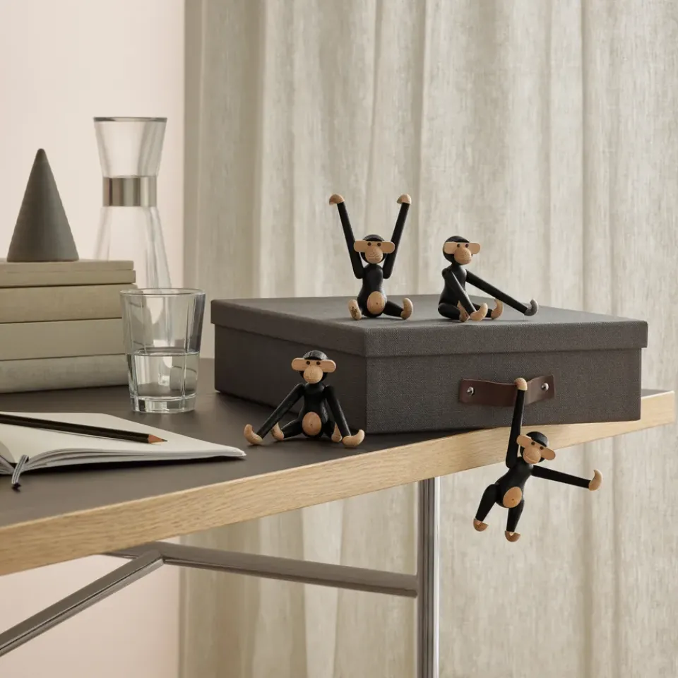 Online Kay Bojesen Denmark Kay Bojesen monkey mini, Dark-stained oak Brown