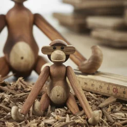 Children's Room Accessories|Children's Room Accessories^Kay Bojesen Denmark Kay Bojesen monkey mini, Teak-limba tree Brown