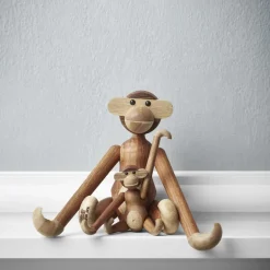 Children's Room Accessories|Children's Room Accessories^Kay Bojesen Denmark Kay Bojesen monkey mini, Teak-limba tree Brown