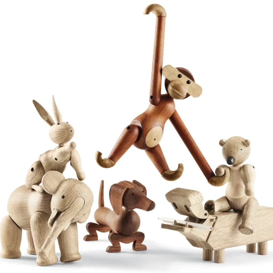 New Kay Bojesen Denmark Kay Bojesen rabbit, Oak Brown
