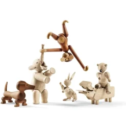 New Kay Bojesen Denmark Kay Bojesen rabbit, Oak Brown