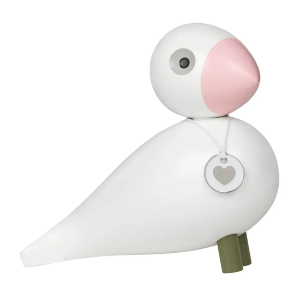 Sale Kay Bojesen Denmark Kay Bojesen song bird Love, White- Pink