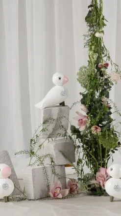 Sale Kay Bojesen Denmark Kay Bojesen song bird Love, White- Pink
