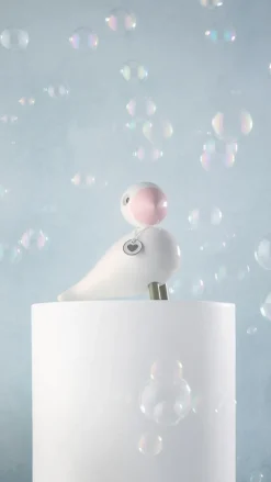 Sale Kay Bojesen Denmark Kay Bojesen song bird Love, White- Pink