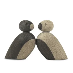 Easter Decorations|Wooden Figures^Kay Bojesen Denmark Kay Bojesen sparrows 2-pack, Oak Brown