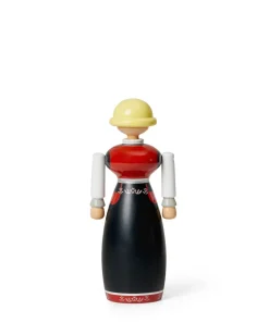 Clearance Kay Bojesen Denmark Kay Bojesen woman in Norwegian folk costume, Black-red-white BlackWhiteRed