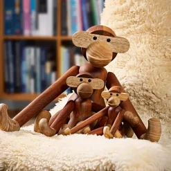 Clearance Kay Bojesen Denmark Kay Bojesen wooden monkey large, wood Brown