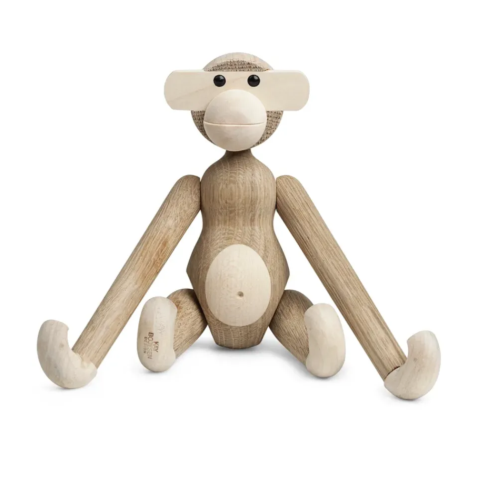Children's Room Accessories|Children's Room Accessories^Kay Bojesen Denmark Kay Bojesen wooden monkey small, Untreated oak and maple BeigeBrown