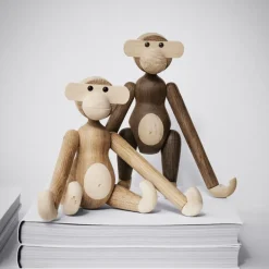 Children's Room Accessories|Children's Room Accessories^Kay Bojesen Denmark Kay Bojesen wooden monkey small, Untreated oak and maple BeigeBrown
