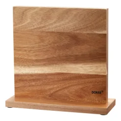 Knife Storage & Holders|Knife Blocks^Dorre Kaya knifes holder 22x22 cm, Acacia Brown