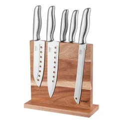 Knife Storage & Holders|Knife Blocks^Dorre Kaya knifes holder 22x22 cm, Acacia Brown