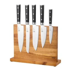 Knife Storage & Holders|Knife Blocks^Dorre Kaya XL knife block, Acacia wood Brown