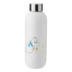 Water Bottles^Stelton Keep Cool Mumin bottle 0.75 l, Frost BlueYellowSilver-colouredWhite