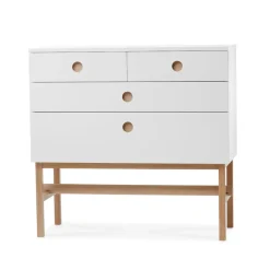 A2 Keep dresser, , oiled oak legs White
