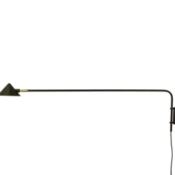 Sale Watt & Veke Kelly wall lamp long arm, -gold Black