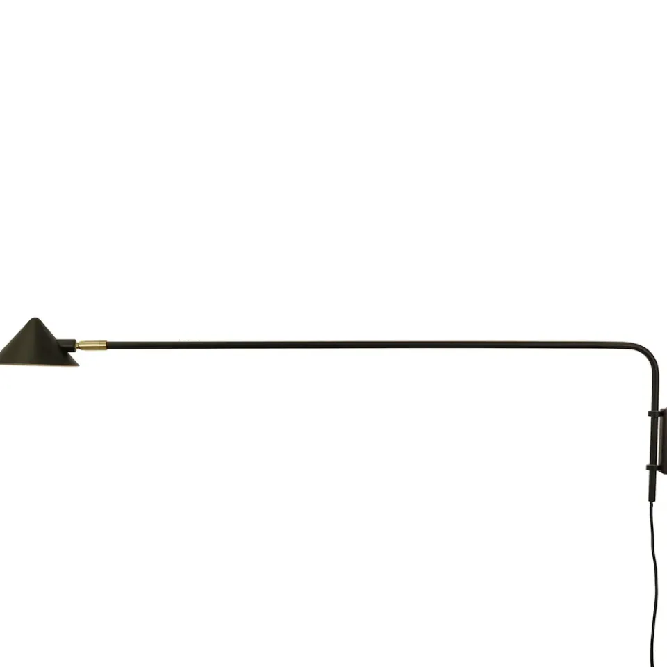 Sale Watt & Veke Kelly wall lamp long arm, -gold Black