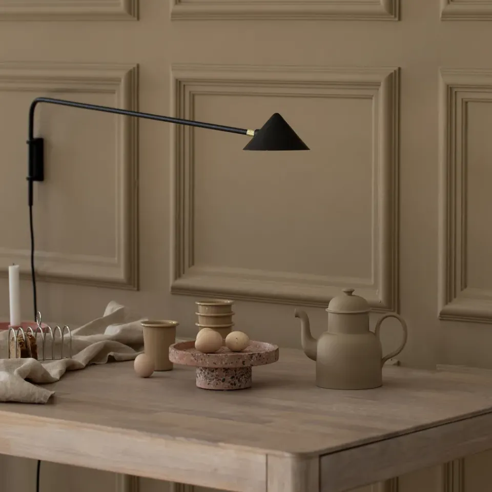 Sale Watt & Veke Kelly wall lamp long arm, -gold Black