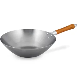 Woks^Ken Hom classic carbon wok pan Ø32 cm, Steel Silver-coloured