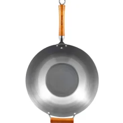 Woks^Ken Hom Excellence Carbon Wok Ø36 cm, Steel Silver-coloured