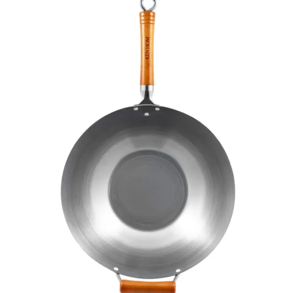 Woks^Ken Hom Excellence Carbon Wok Ø36 cm, Steel Silver-coloured