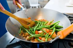 Woks^Ken Hom Excellence Carbon Wok Ø36 cm, Steel Silver-coloured