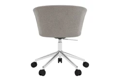 Office Chairs^Hem Kendo Swivel office chair with 5 wheels, Porcelain-polished aluminium BeigeSilver-coloured