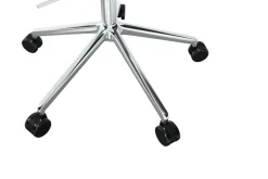Office Chairs^Hem Kendo Swivel office chair with 5 wheels, Icicle-polished aluminium BlueSilver-coloured