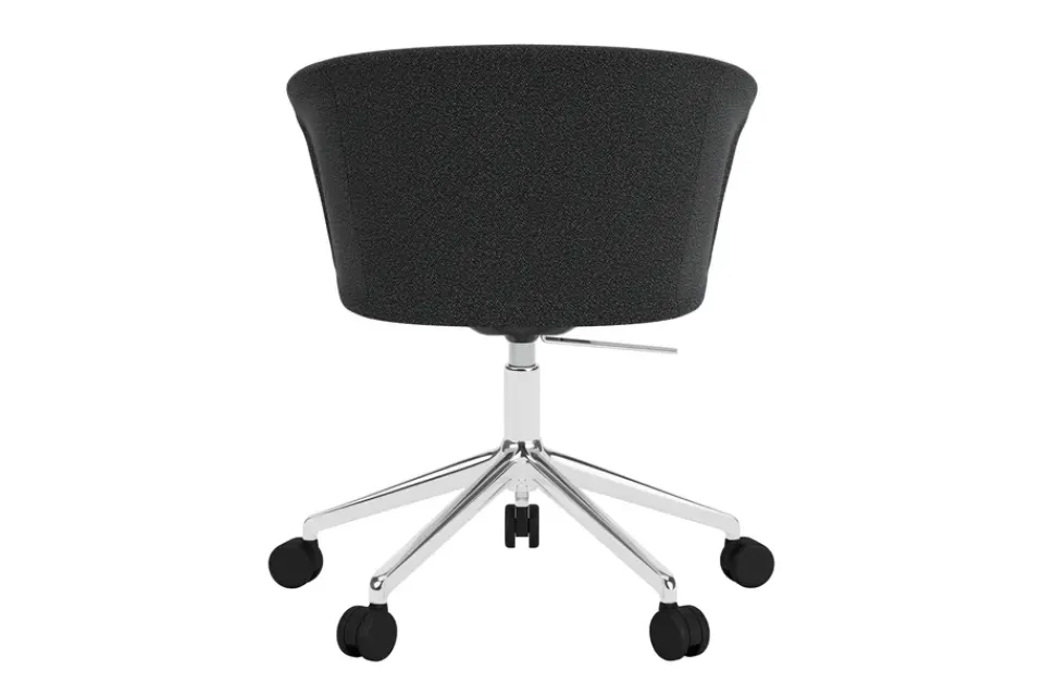 Office Chairs^Hem Kendo Swivel office chair with 5 wheels, Graphite-polished aluminium GreySilver-coloured