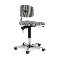 Office Chairs^Montana Kevi 2534U Office chair, Stripe-aluminum BlackWhite