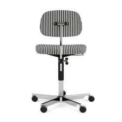 Office Chairs^Montana Kevi 2534U Office chair, Stripe-aluminum BlackWhite