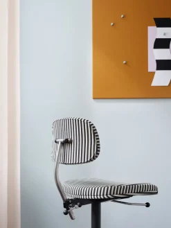 Office Chairs^Montana Kevi 2534U Office chair, Stripe-aluminum BlackWhite