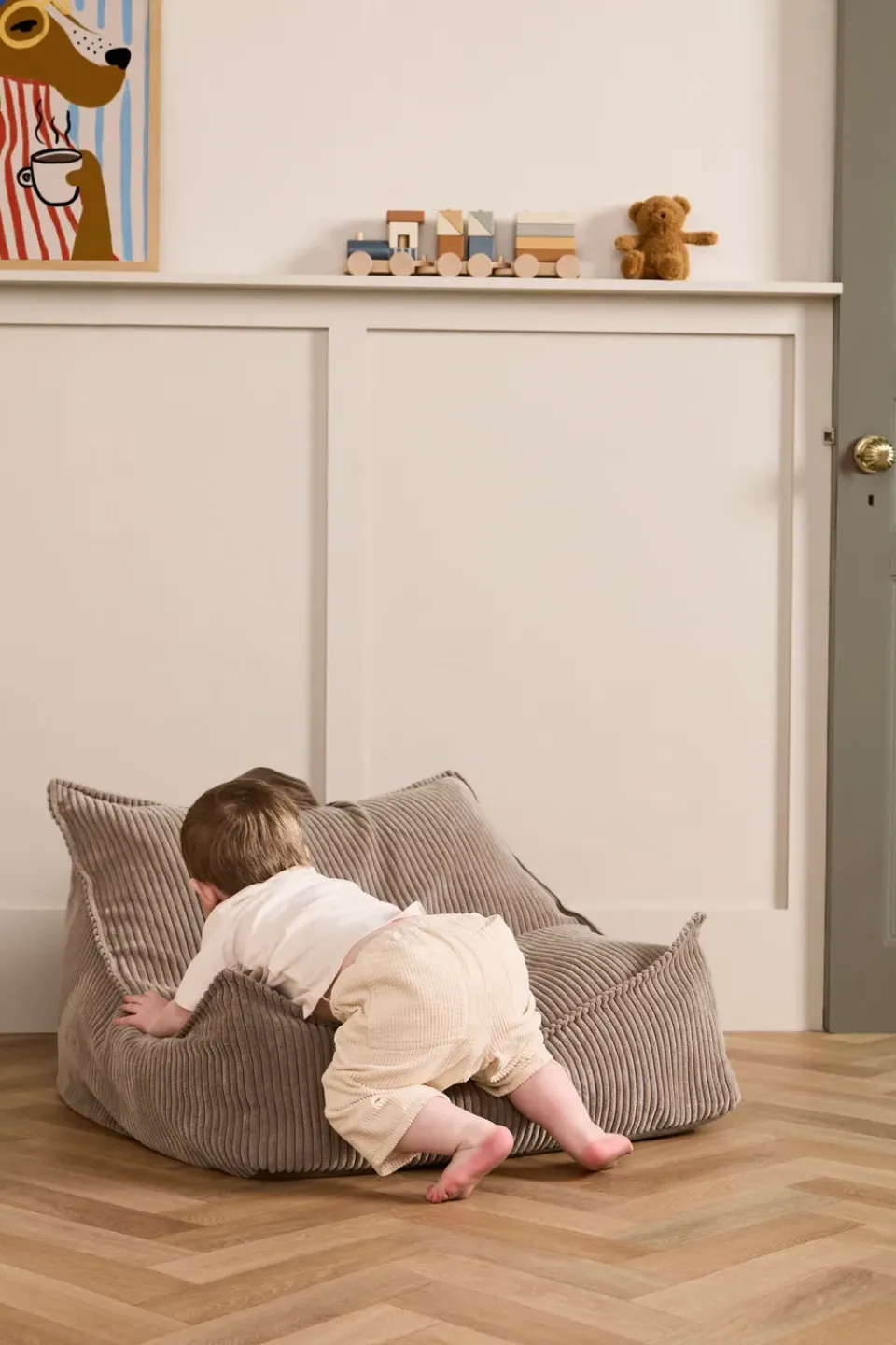 Discount Kid's Concept Kid's Base bean bag, Brown