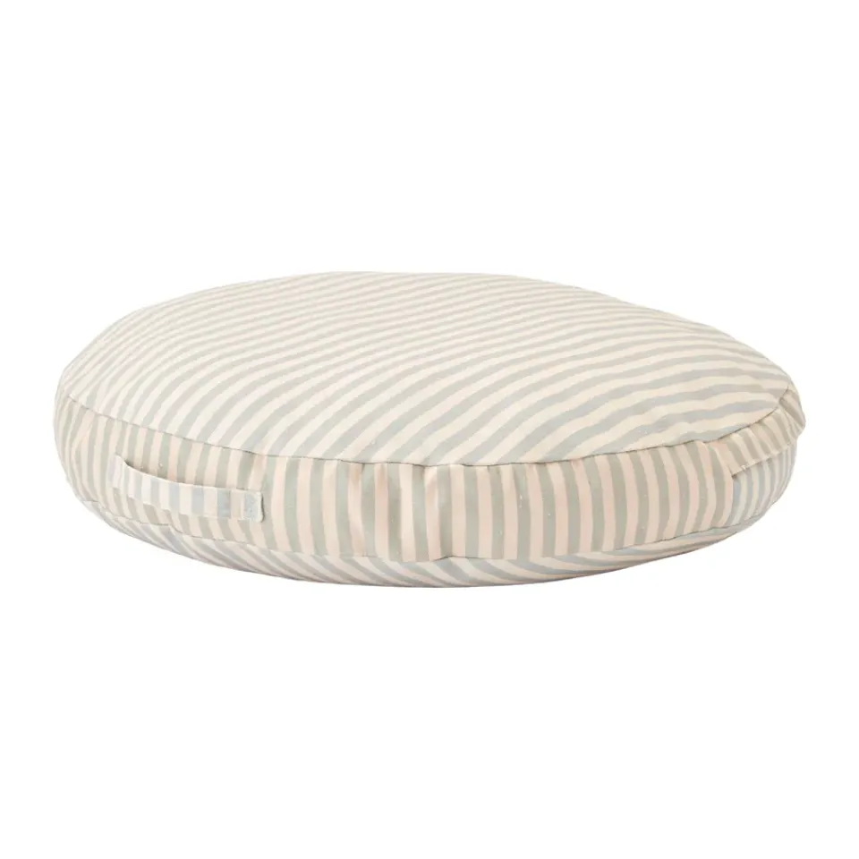 New Kid's Concept Kid's Base floor cushion Ø60 cm, Rand BlueWhite