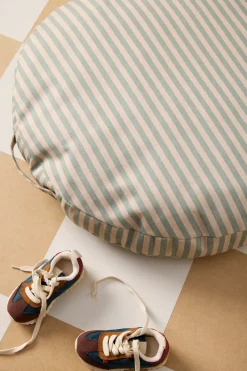 New Kid's Concept Kid's Base floor cushion Ø60 cm, Rand BlueWhite