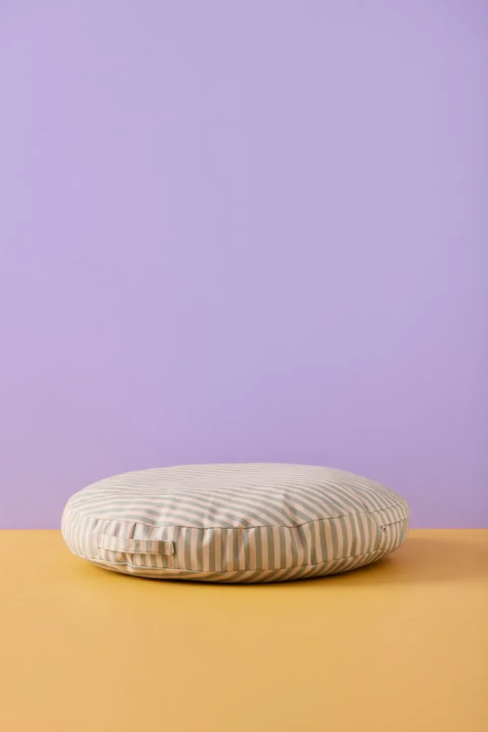 New Kid's Concept Kid's Base floor cushion Ø60 cm, Rand BlueWhite