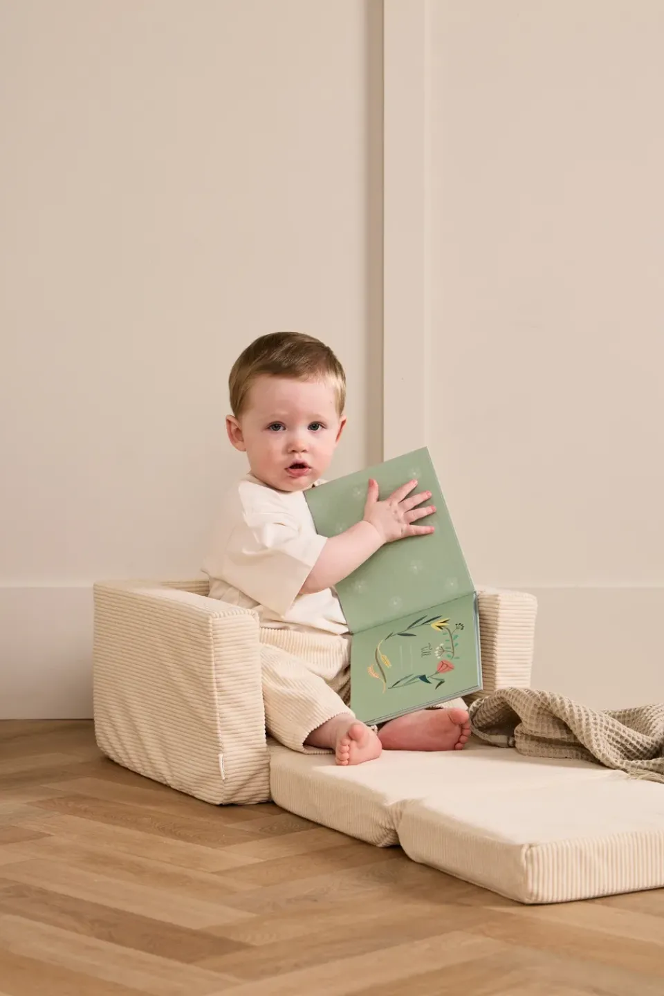 Best Kid's Concept Kid's Base folding armchair, Off- White