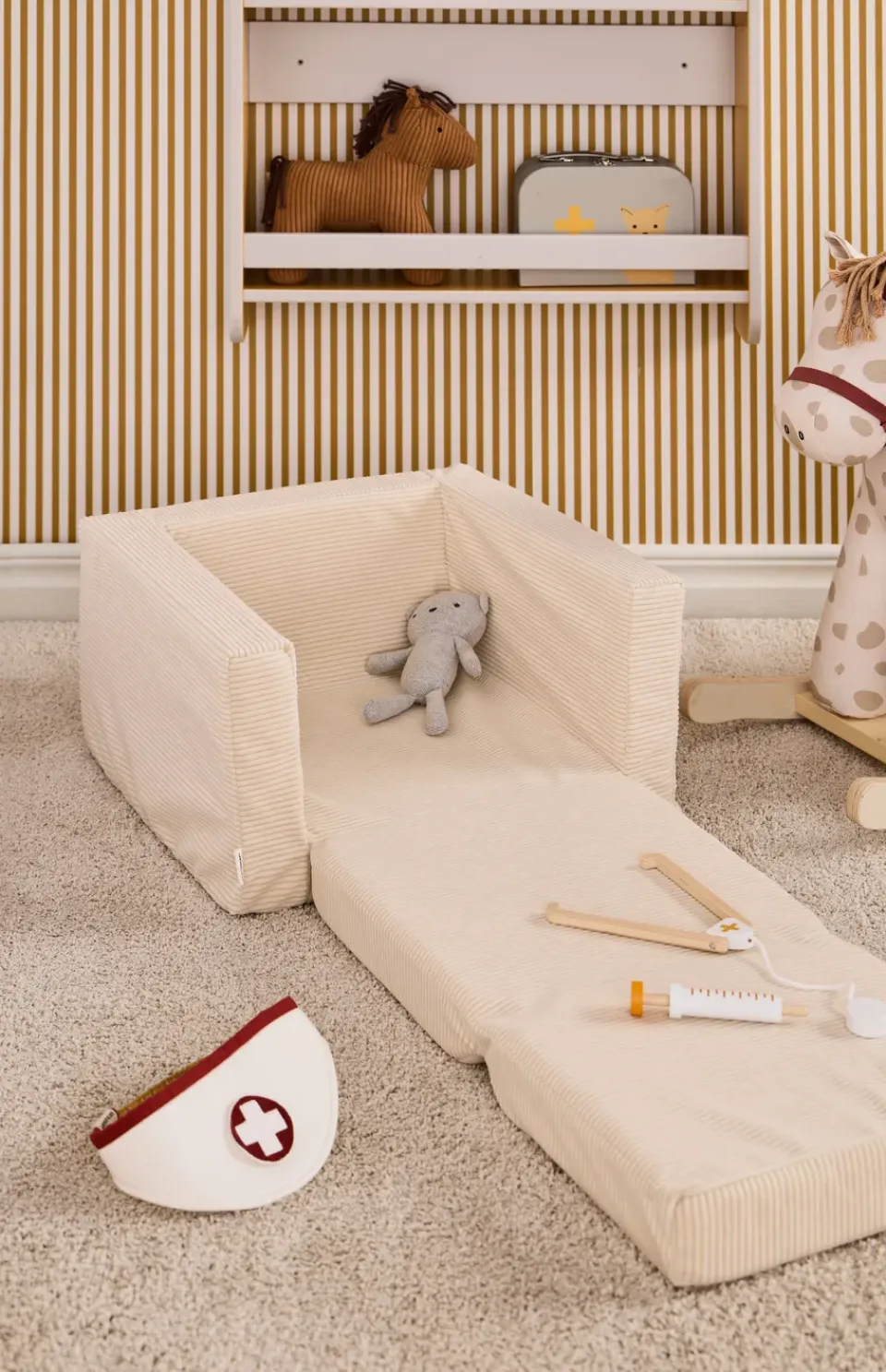 Best Kid's Concept Kid's Base folding armchair, Off- White