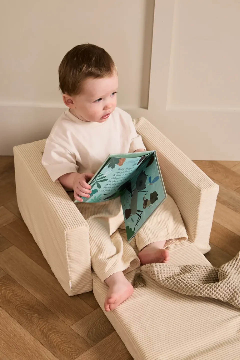 Best Kid's Concept Kid's Base folding armchair, Off- White