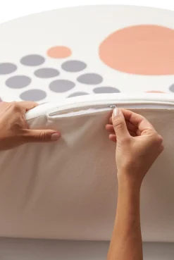Children's Rugs|Round Rugs^Kid's Concept Kid's Base play mat Ludo Ø110 cm, White WhiteMulti