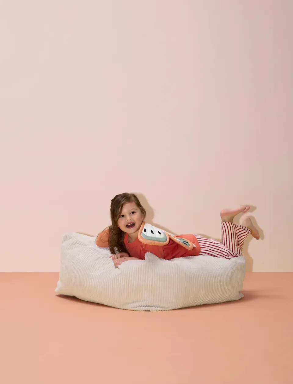 Children's Chairs|Children's Chairs^Kid's Concept Kid's Base seat pouffe 85x85x34 cm, Off- White