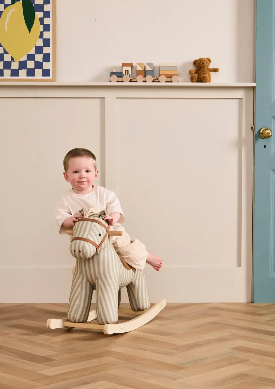 Children's Room Accessories|Children's Room Accessories^Kid's Concept rocking horse, Sam BlueWhite