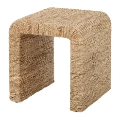 Stools^Bloomingville Kien stool 43x42x45 cm, Water hyacinth Brown