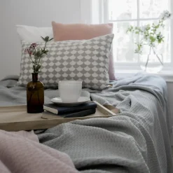 Outlet Scandi Living Kimono bed spread 139x260 cm, concrete Grey