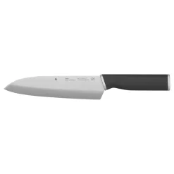New WMF Kineo cromargan santoku knife , 18 cm Silver-colouredBlack