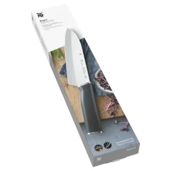 New WMF Kineo cromargan santoku knife , 18 cm Silver-colouredBlack