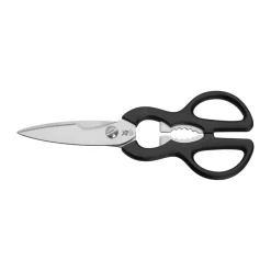 Knife Sets^WMF Kineo knife block with 4 knives and scissors, Stainless steel BrownBlackGrey
