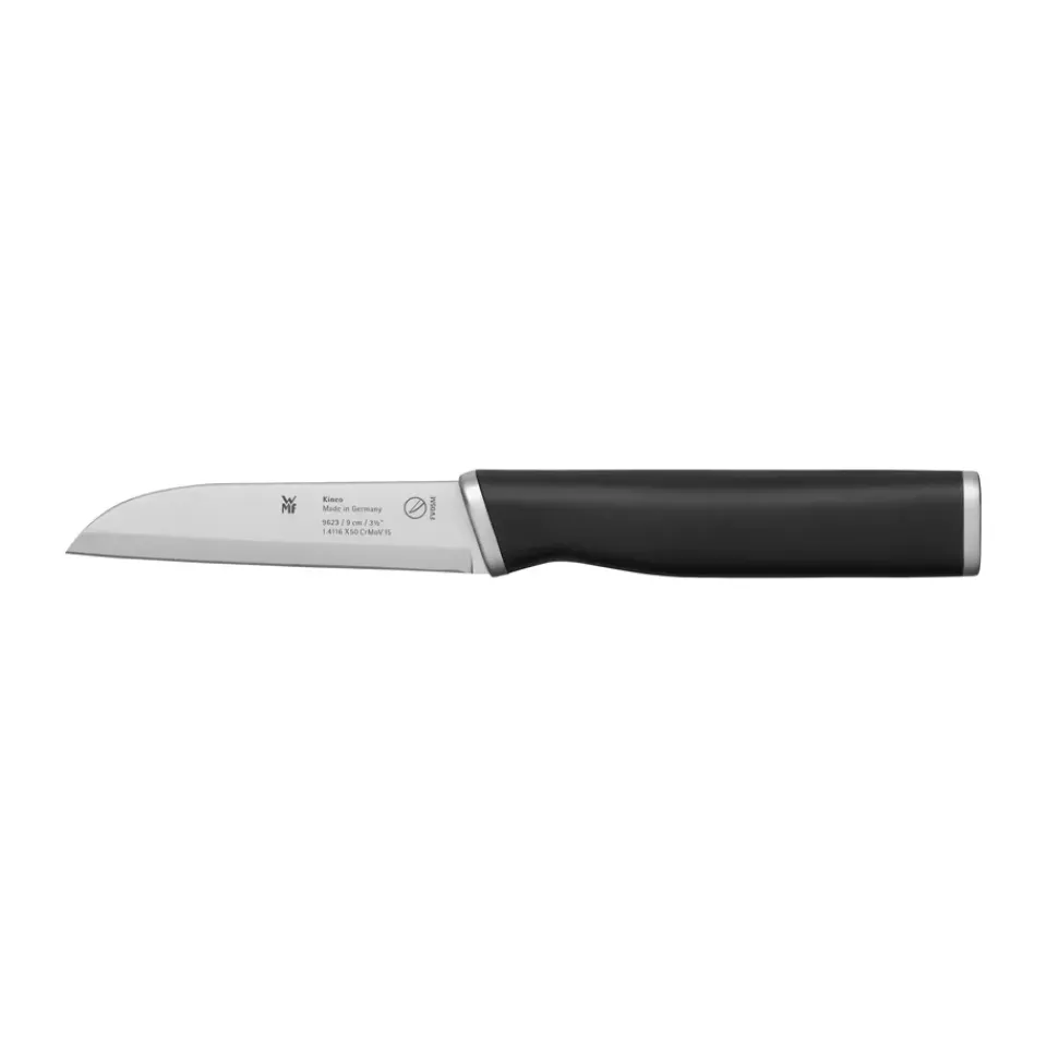 Knife Sets^WMF Kineo knife block with 4 knives and scissors, Stainless steel BrownBlackGrey