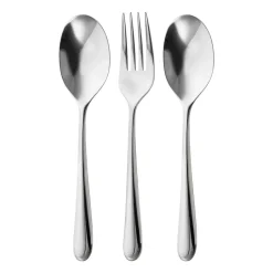 Serving Utensils^Robert Welch Kingham Bright serving cutlery 3 pieces, Stainless steel Silver-coloured