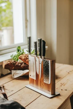 Knife Sets^Dorre Kira Magnetic Knife Holder, Stainless steel–acacia wood FSC Brown