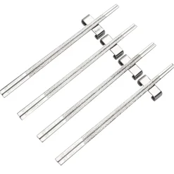 Sale Vargen & Thor Kito Chopsticks 4-pack, Silver Silver-coloured